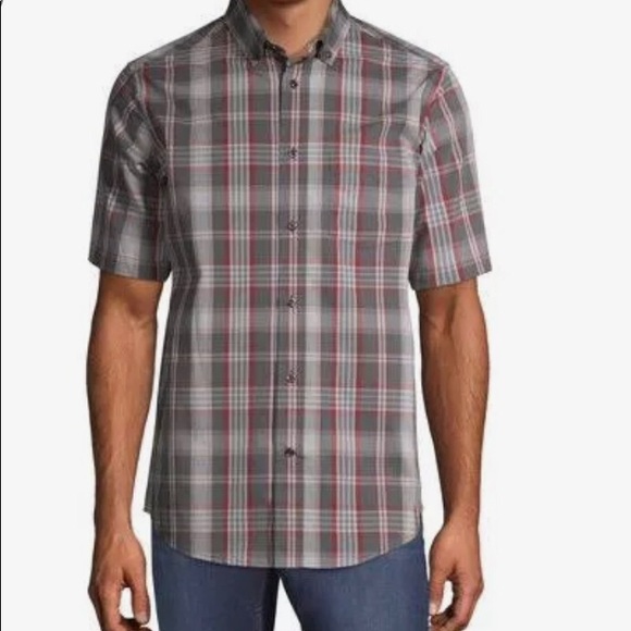 George Other - 💛 GEORGE CLASSIC FIT PLAID CHECKERED BUTTON DOWN SHIRT 2 PAIR